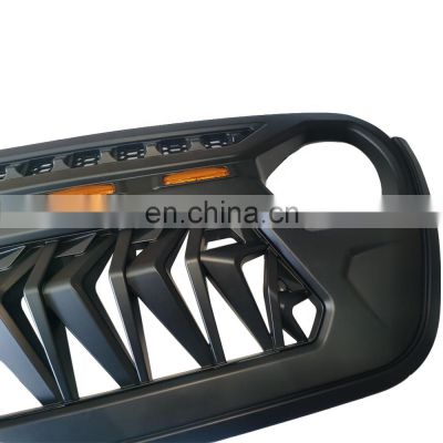 front grill guard with led for jeep for wrangler jl car accessories