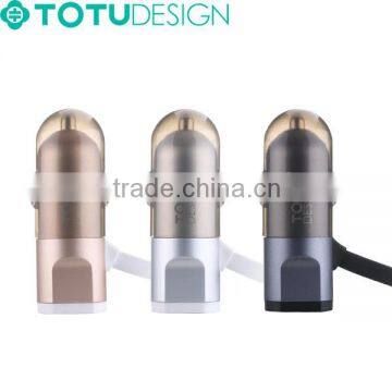 Wholesale TOTU Patent High Speed Portable Dual Usb Car Charger