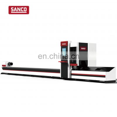 tube length 8meter 12meter fiber laser cutting machine cnc metal tube cutter