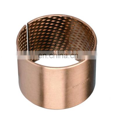 Wrapped Bronze Bearing With Oill Pocket  Copper Bearing HIgh Precion Copper Sleeve Bushing For Agricultural Machinery