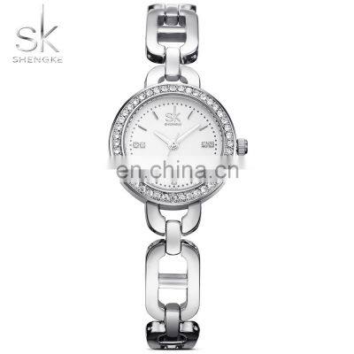 SHENGKE Luxury Bracelet Lady Watch Chain Band Dazzling Diamond Decorated Jewelry Buckle Japan Quartz Movement K0018L