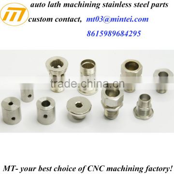 custom precision lathe turning stainless steel screw and bolt