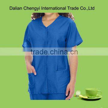 Stylish High Quality Solid Unisex Medical Scrubs