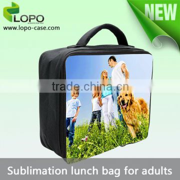 2016 China Wholesale DIY Fancy blank lunch bag for sublimation