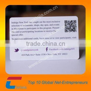 Dual Frequency NFC Type 2 & UHF EPC GEN2V2 EM4423 hybrid nfc business card