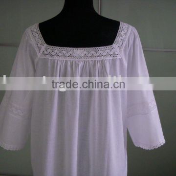 China Market Cotton Ladies' Nightgown