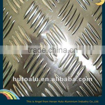 Embossed Aluminum sheets or plate with five stars with metal price