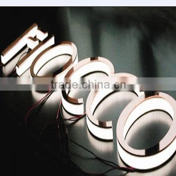 Led Edge Lit Acrylic Large Office Wall Letters Signs