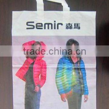 100% virgin material LDPE soft loop handle shopping bag