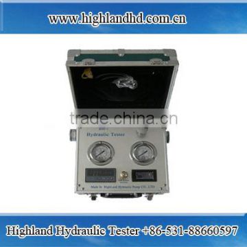 Highland MYHT check hydraulic pump and motor test gauge
