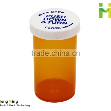 40DR Plastic amber vials made in china