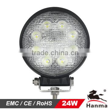 24W round LED work light HML-0424