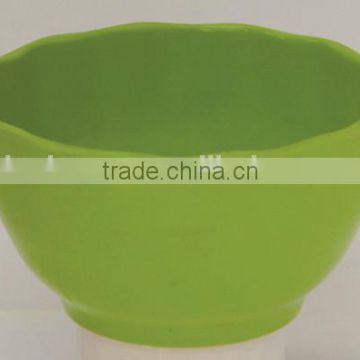 one color wave plastic melamine noodle bowl BW-10