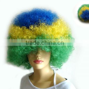 bob trading design NO.1 football fan wig/hair fans football wig