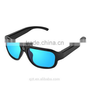 New style hot sale sunglasses camera from QZT factory