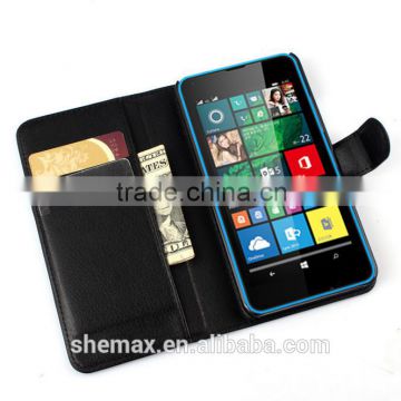 Wholesale high quality leather mobile phone case for nokia lumia 640xl