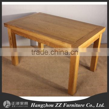 High quality wholesale square for resturant use solid wood dining table