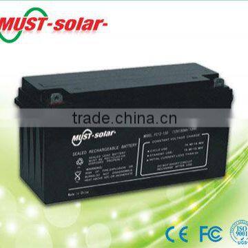 <MUST Solar>Maintenance Free battery/ups battery 12v 65ah