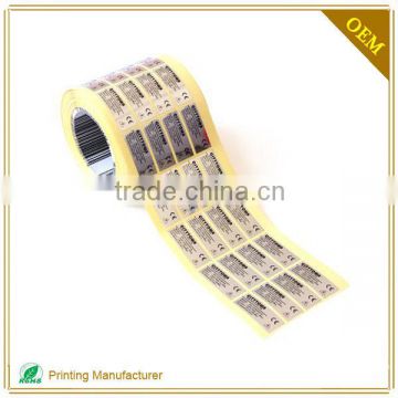 Custom Pvc Adhesive Battery Roll Stickers/battery Warning Label/battery Labels