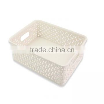 white cheap Plastic basket