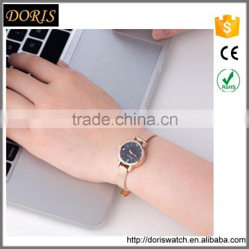 New models from Doris Watch alloy case mesh band Japan movt hand clock women fashion hand watch from China watch factory