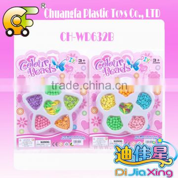 Hot selling colorful jewellery set plastic bead for girls