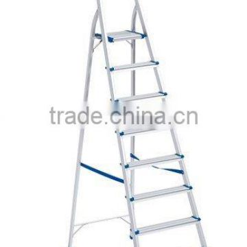 good Price high quality aluminum step household ladder with handrail