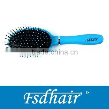 Plastic oval hair brush