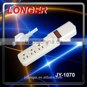 Hot sale high quality US extension line socket power strip 10-16A 220-250V
