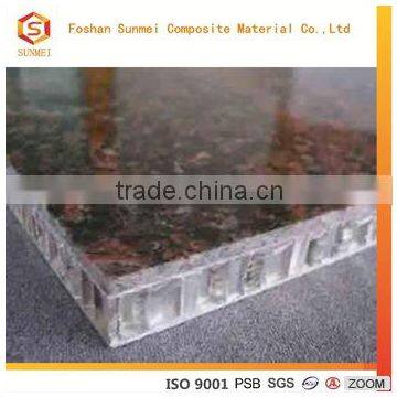 light weight aluminum honeycomb sandwich stone wall cladding