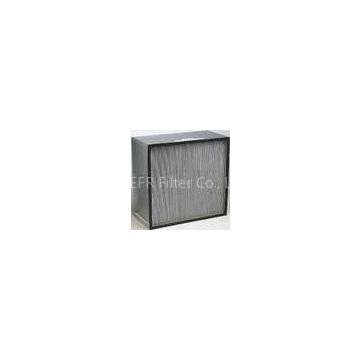 EN779  F6 EVA hot - melt adhesive Aluminum frame HEPA Box Filter with paper separator