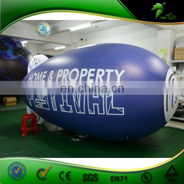Custom Inflatable Helium Air Plane / Advertising Dispaly Vinyl Helium Airship Balloons