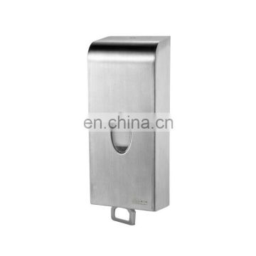 Stainless Steel Manual Hand Foaming Soap Dispenser Wall Mounted