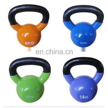 Good quality gym accessories Vinyl Kettlebell for sale