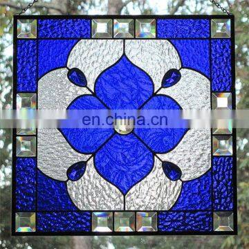 Commercial building supplier 9mm clear stained glass for church windows