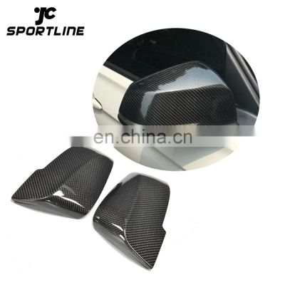 Auto Full Replacement 5 Series Carbon Fiber Rearview Mirror Cover for BMW F10 F11 F18