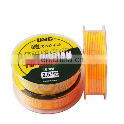 Ready to ship 150M Double color Semi-floating  FMonofilament Saltwater Fishing Line Gear Accessories or Rock SeaBass Fishing