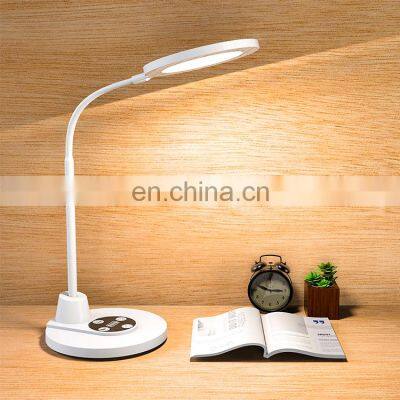 10W 600lm Reading Table Lamp Touch Control Dimming CCT Adjustable Folding Modern Mulifunction LED Desk Light