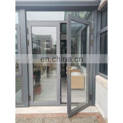 New style chinese top brand customized Modern aluminum french door  swing doors soundproof design casement doors