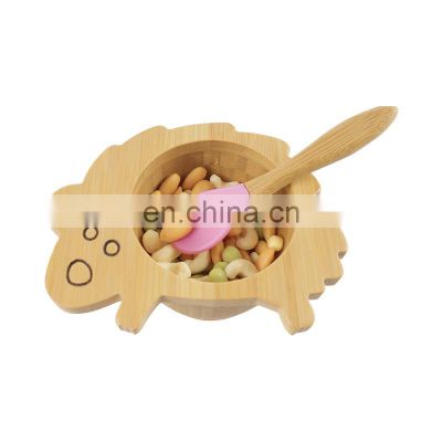 Bamboo Silicone Baby Spoon Bowl Amazon Sells Silicone Suction Bamboo Plate Bowl For Feeding Kids
