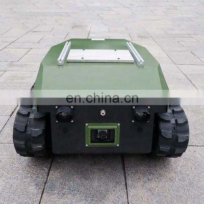 Commercial Rubber Tracked Off Road Tank Robot Chassis With CE
