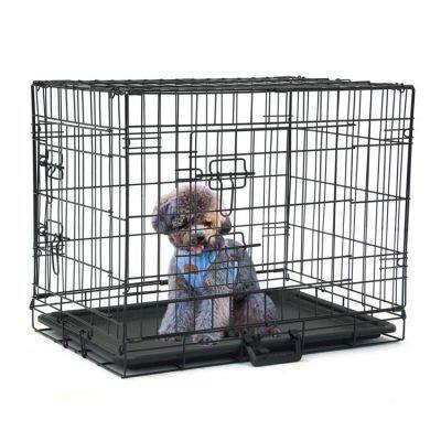 Wholesale Black Metal Steel Wire Crate Durable Outdoor Large Multi Puppy Crates