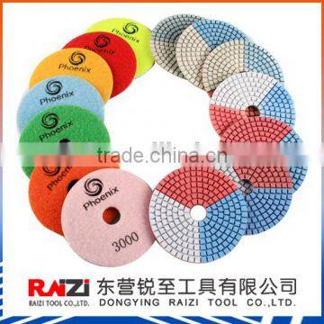 3-color wet polishing pad/Granite