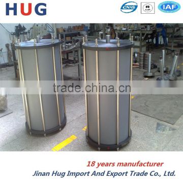 big bore heavy load capacity tie rod pneumatic cylinder for Grab rock machine