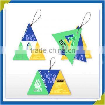 cheap custom recycle paper main hang tags for clothing