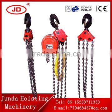Hebei Junda380V 6M 9M electric hoist DHS type 1t 2t 3t 5t 10t 15t 20t capacity 6M low price electric chain hoist with steel hook