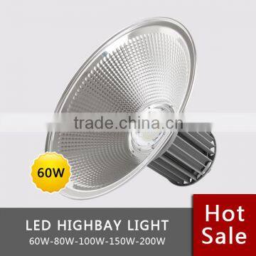 Indoor use Unique design EPISTAR LED beads Meanwell drive IP65 100lm/w 60w low bay LED high bay