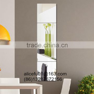 cheap fancy design decorative wall mirror with self- adhesive tape