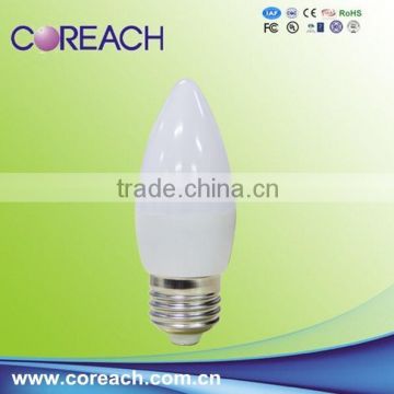 LED Coreach E27 PLASTIC 2 W candle led lamp