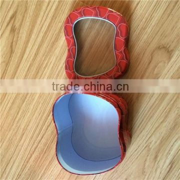 Special shaped App shaped tins with window